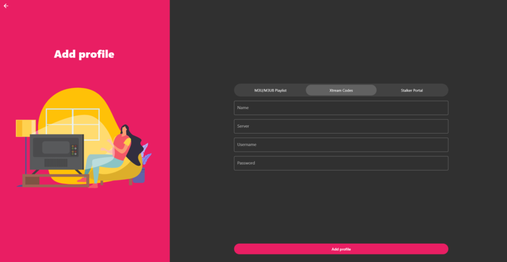 TvMate IPTV Player Login
